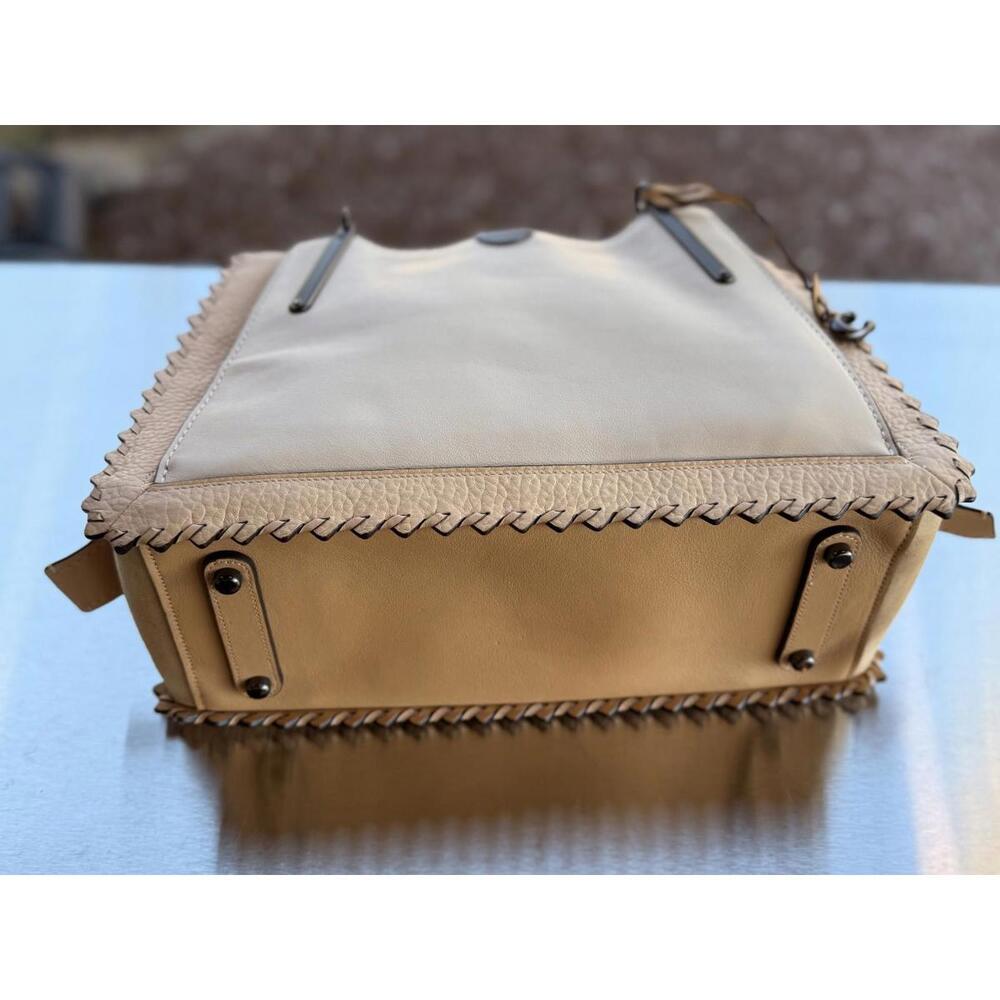 Coach Dreamer Rogue Colorblock Whipstitch Suede Calf Leather - Picture 14 of 15